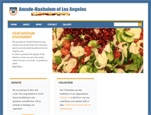 Tablet Screenshot of amude-hashalom.com